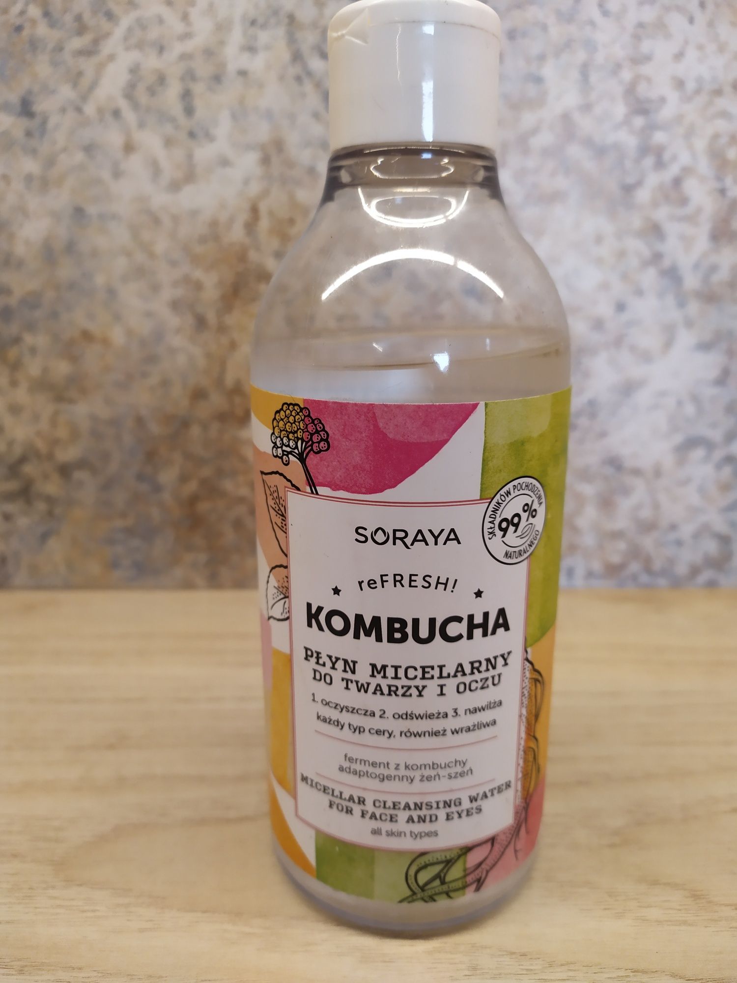 Kombucha Soraya seria do twarzy, cera sucha, krem tonik płyn micelarny