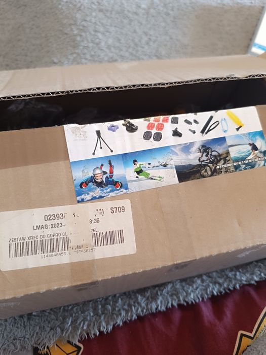 Zestaw akcesoriów do GoPro/kamer sportowych
