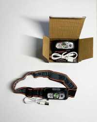 Налобный фонарь, ліхтар USB зарядкой outdoor headlight