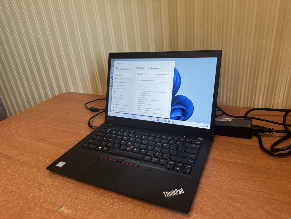 Ноутбук Lenovo T490s core i5 8gen fulhd ips