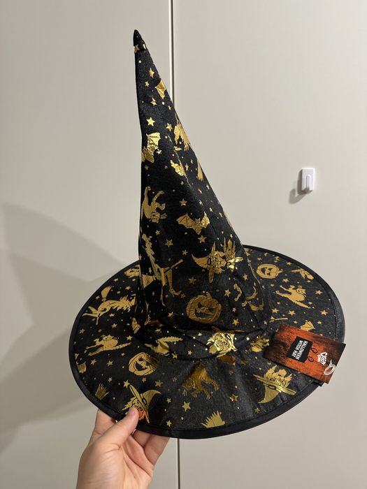 Kapelusz czarownicy halloween