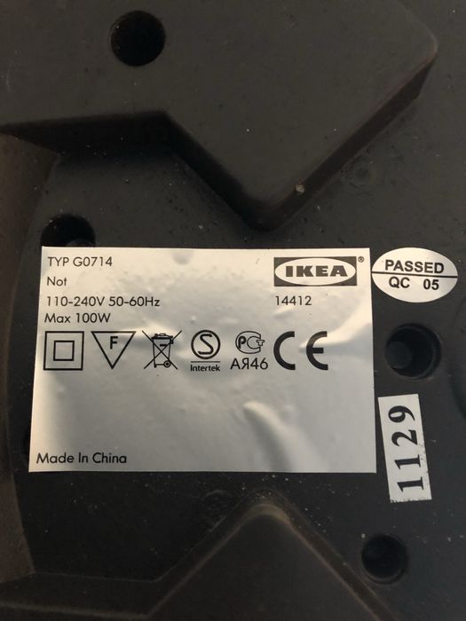 Lampa stojaca z ikea