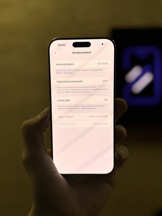 RATY 0% iPhone 16 Pro Max 256GB BATERIA 96% GWARANCJA 12 miesiecy!!!