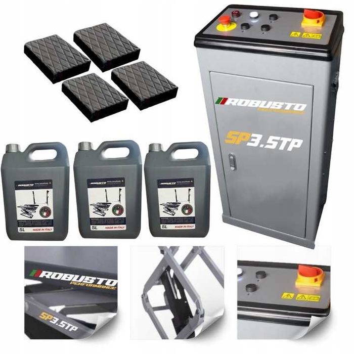 Podnośnik nożycowy podposadzkowy 3500KG 400V 2160mm ROBUSTO