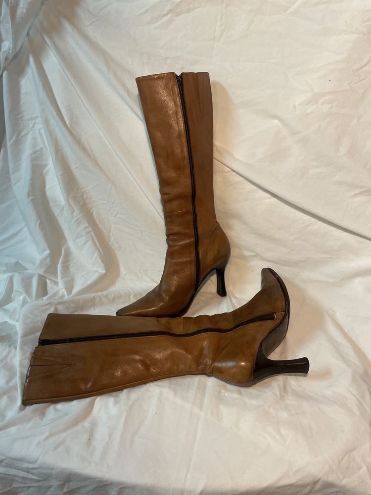 Botas em pele de cano alto nº36 FOREVA