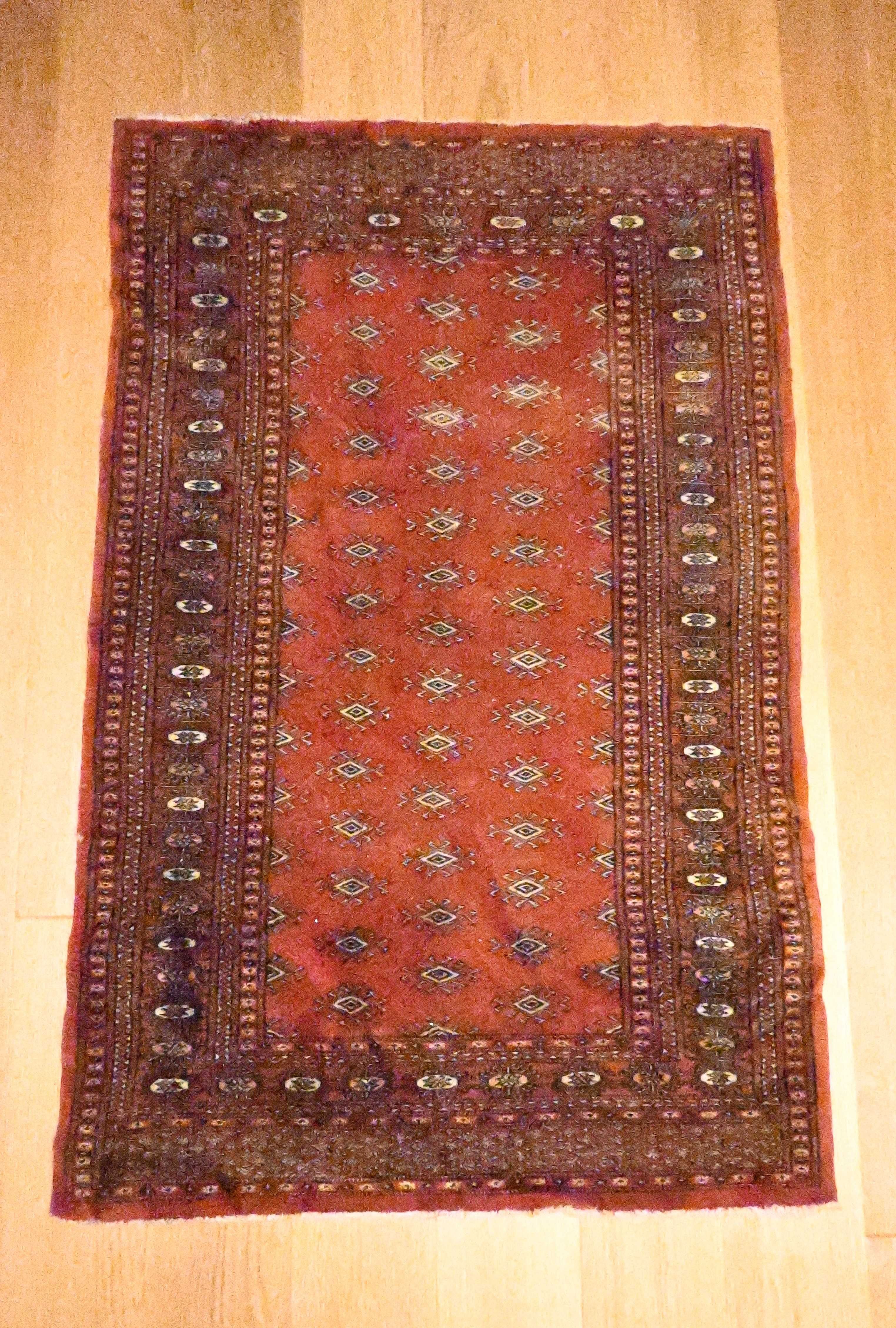 Dywan wełniany wełna ręcznie tkany 155x97 afgan