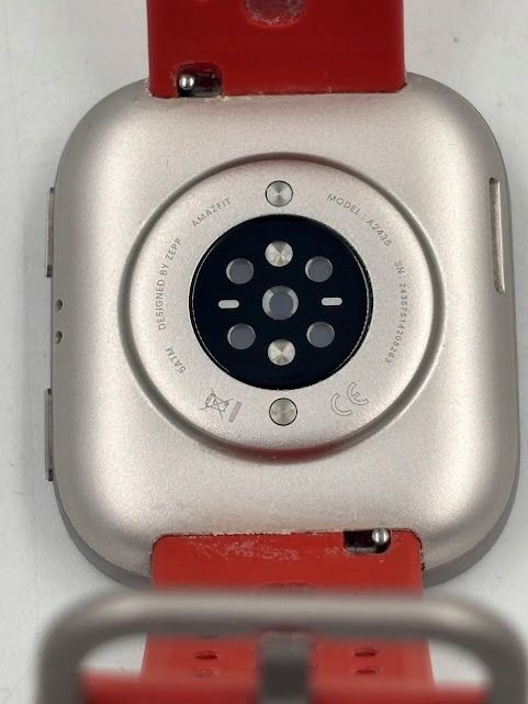 uszkodzony smartwatch amazfit bip 6 czerwony 340 mah bluetooth