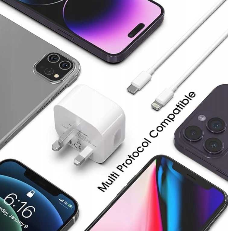 Szybka ładowarka USB C do ładowarki iPhone'a DP-A110P20