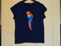 Granatowa bluzka r. xl Firmy Justti