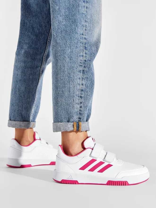 Adidas Sneakers GW6451 rozmiar 34 biało-różowe na rzepy