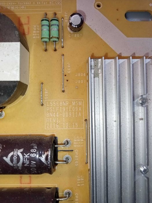 Placa de alimentação tv Samsung ref. B N 4 4 0 0 9 1 1 A