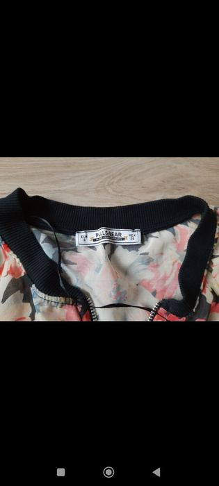 Pull&bear bluzka damska 36 S na zamek w kwiaty mgiełka koszula damska