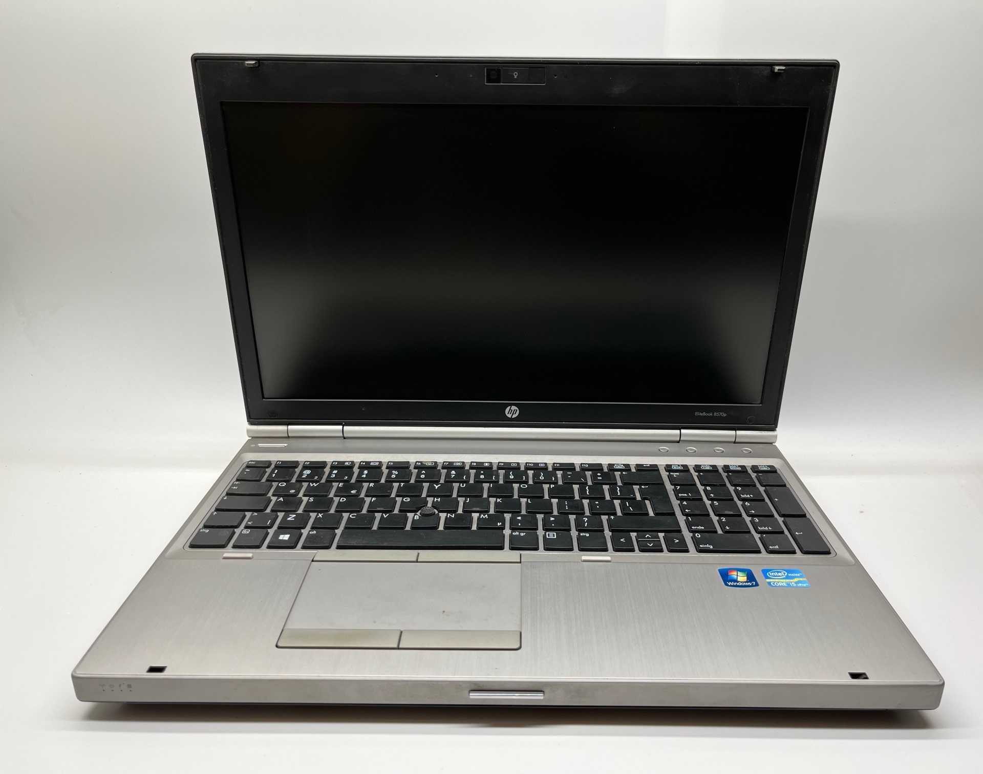 HP 8570p Intel Core i5 4GB 240GB SSD KAMERA HD