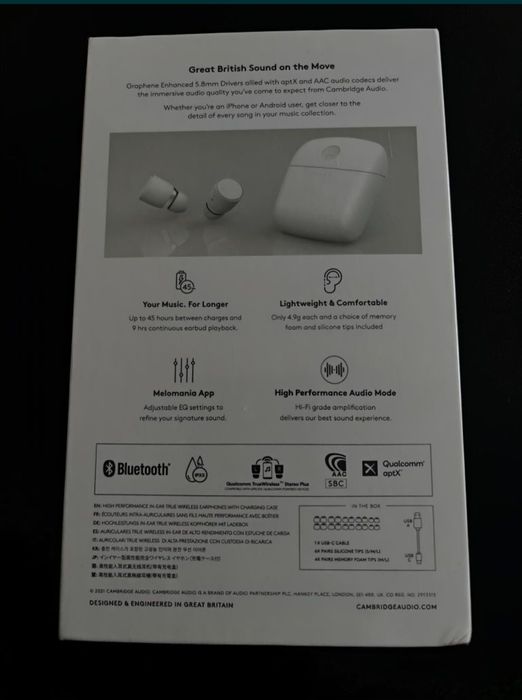Cambridge Audio Melomania 1+ nowe oryginalnie  zapakowane + etui