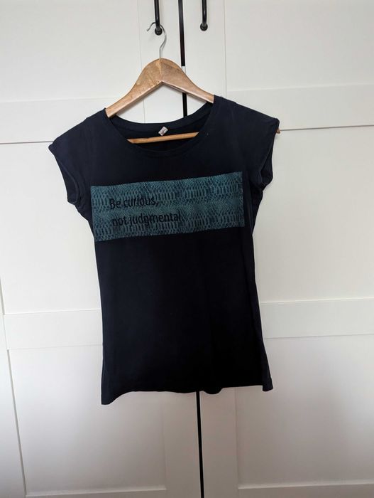 Granatowy T-shirt damski - koszulka - rozmiar XS - Diverse