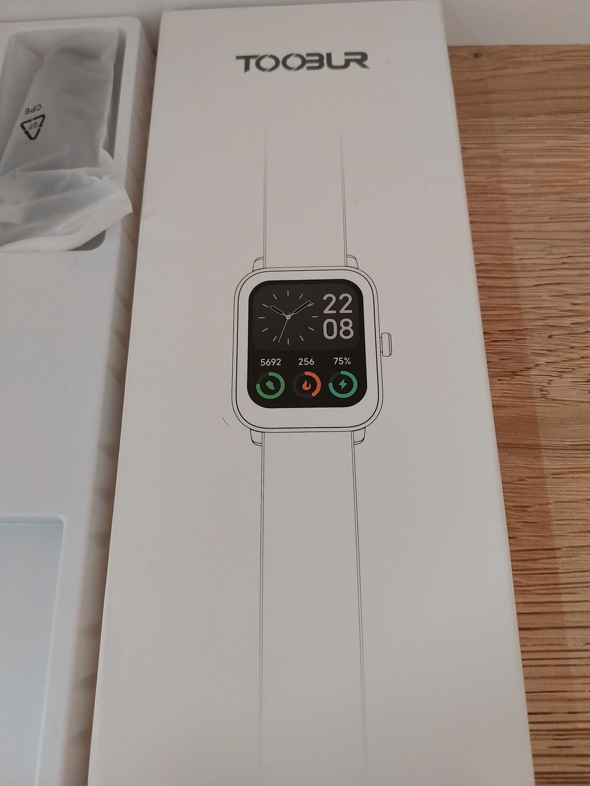 Smartwatch Toobur idw19 różowy zegarek fitness damski