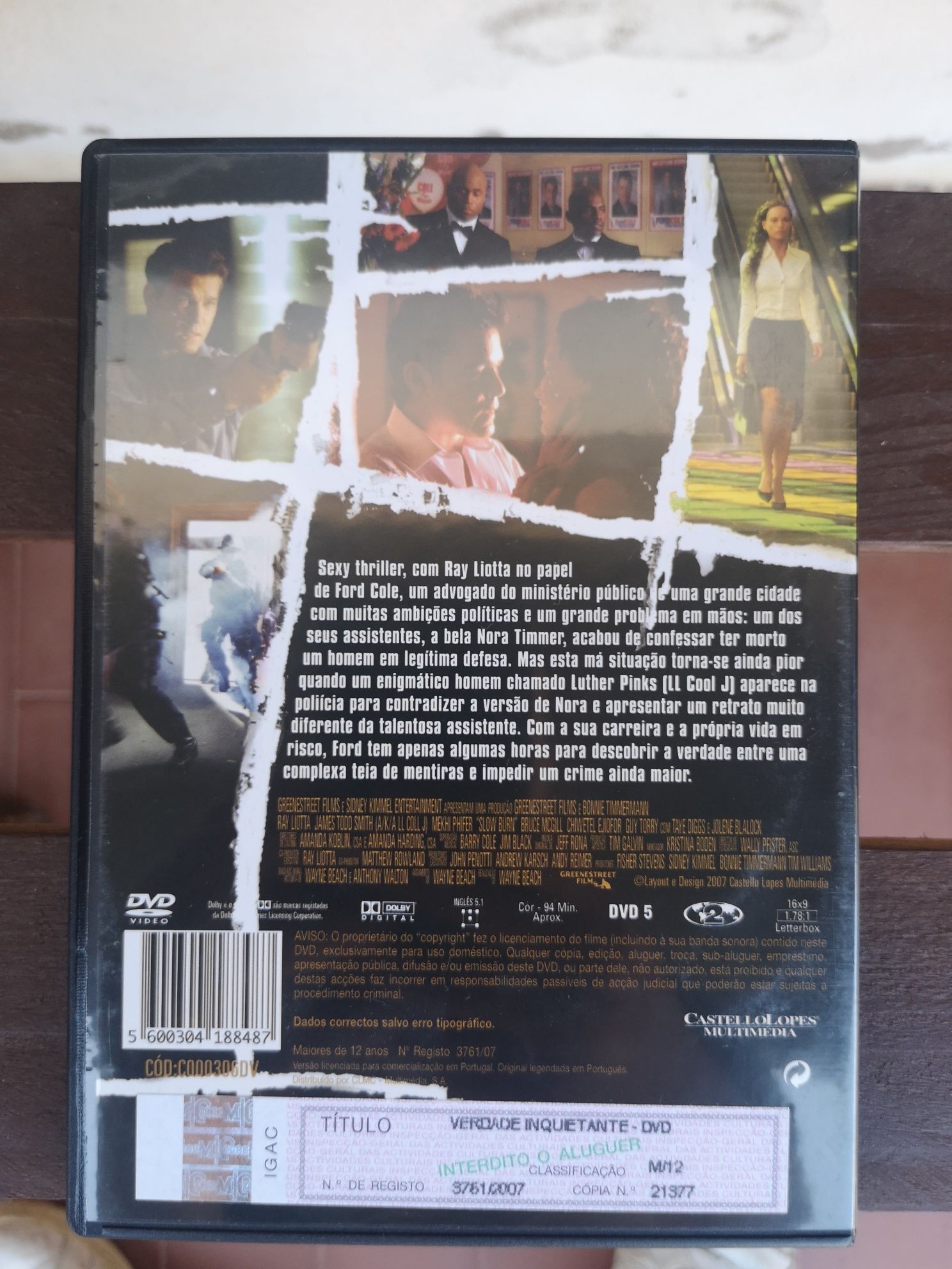 Filme "  Verdade Inquietante" DVD