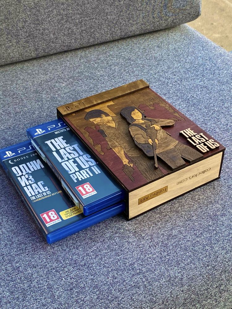 The last of us WoodBook для дисків