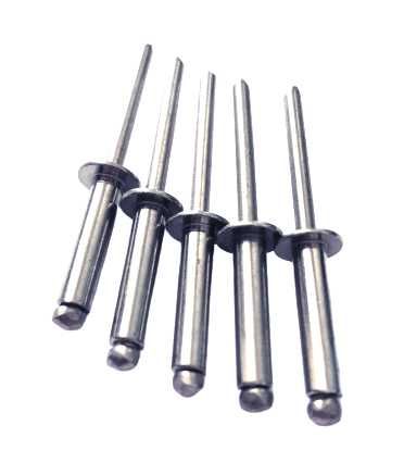 Nit zrywalny aluminium/stal 4,8x16mm z dużym kołnierzem K16  500 szt.