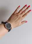 Nowy damski czarny zegarek PERFECT C322-Y