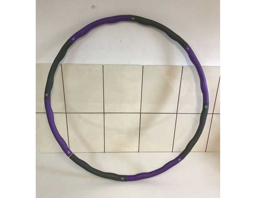 Hula hop klasyczne HULA HOP 95 cm fiolet szary