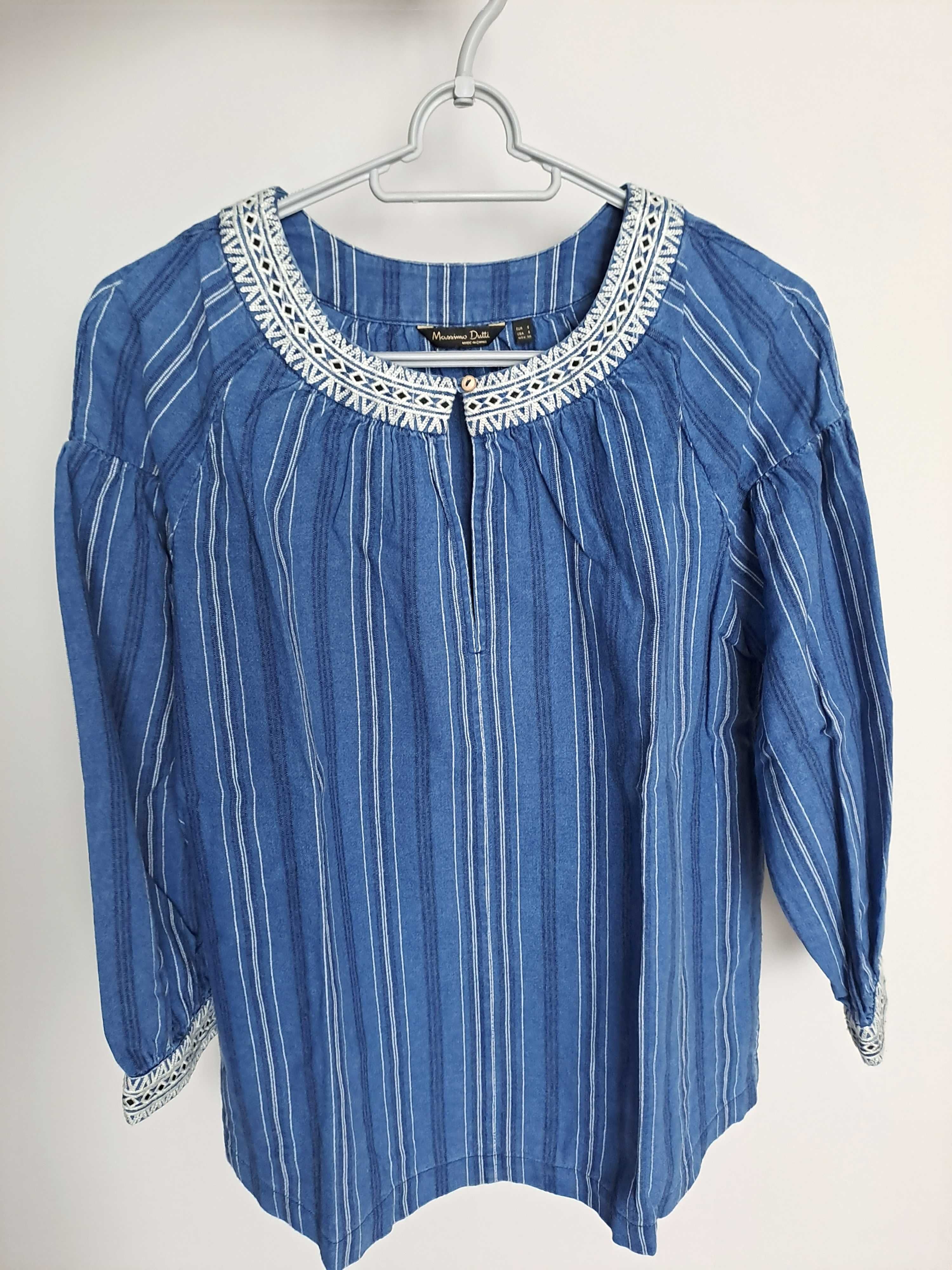Bluzka koszula Massimo Dutti w rozmiarze S 38 rękaw 3/4