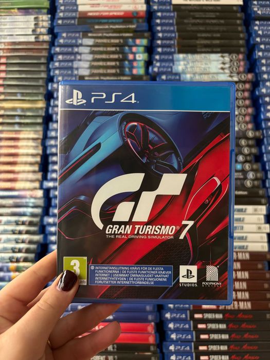 Гра Gran Turismo 7 на ps4, диск з грою на пс 4, ліцензія
