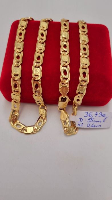 Złoty łańcuszek cartier płaski 585 14k NOWY