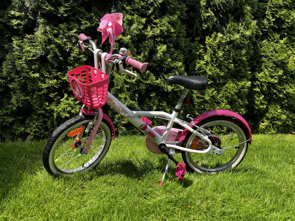 Rower dzieciecy 16 cali b twin Docto Girl 500 dziewczecy