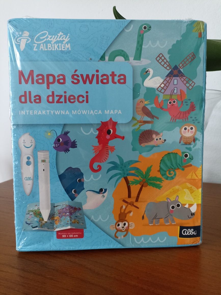Czytaj z Albikiem Albik Albi Mapa świata