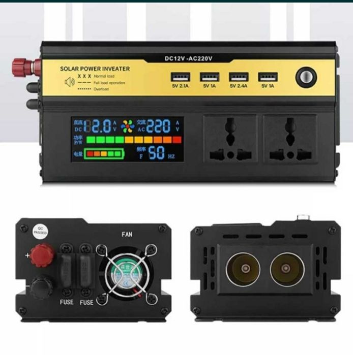 Інвертор Peak 6000 12/220в modified sine (номінально 500 ВАТ)