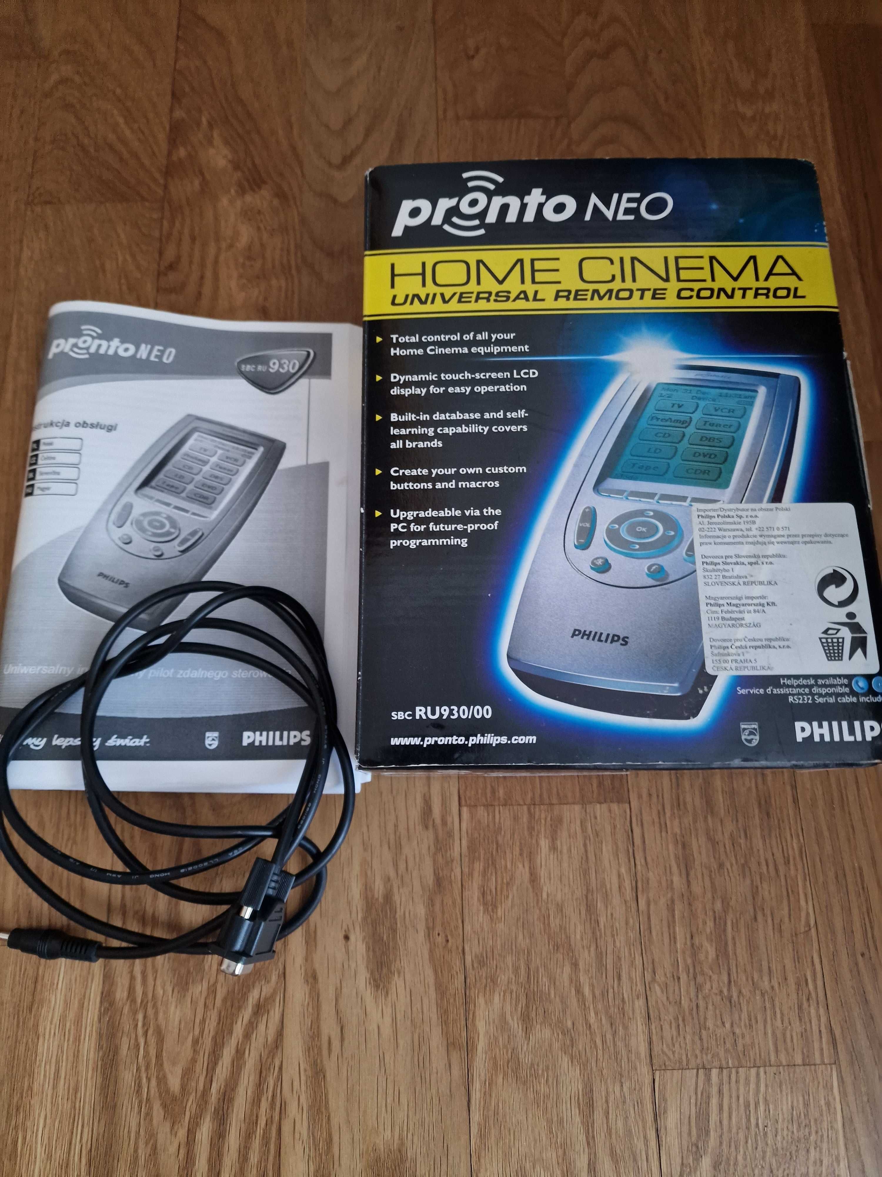 Pilot uniwersalny programowany ekran dotyk Philips Pronto Neo RU930