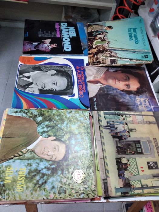 Discos antiigos LPs e Singles de varios artistas
