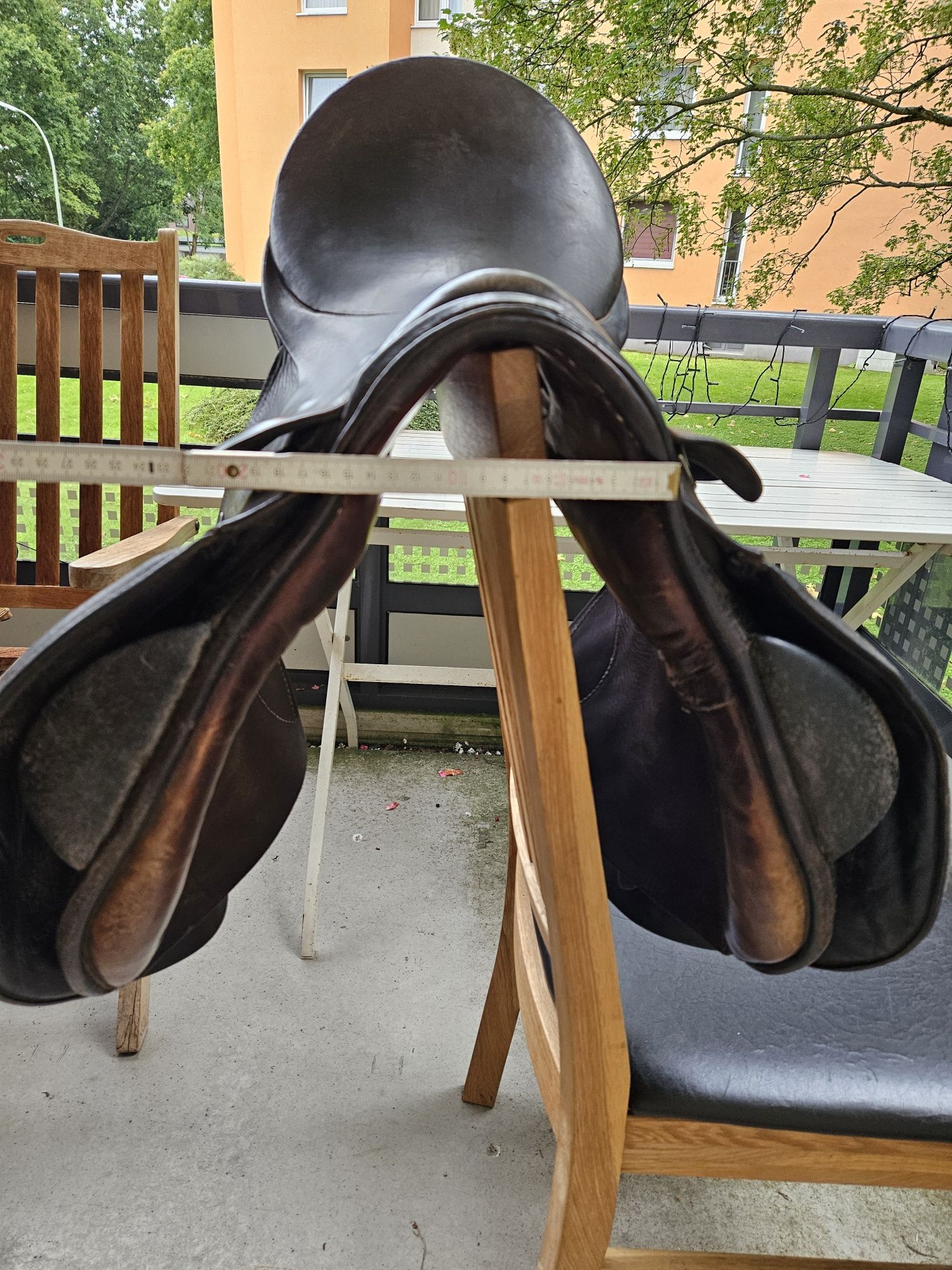 Siodło skokowe 17", używane, Stübben Germany.