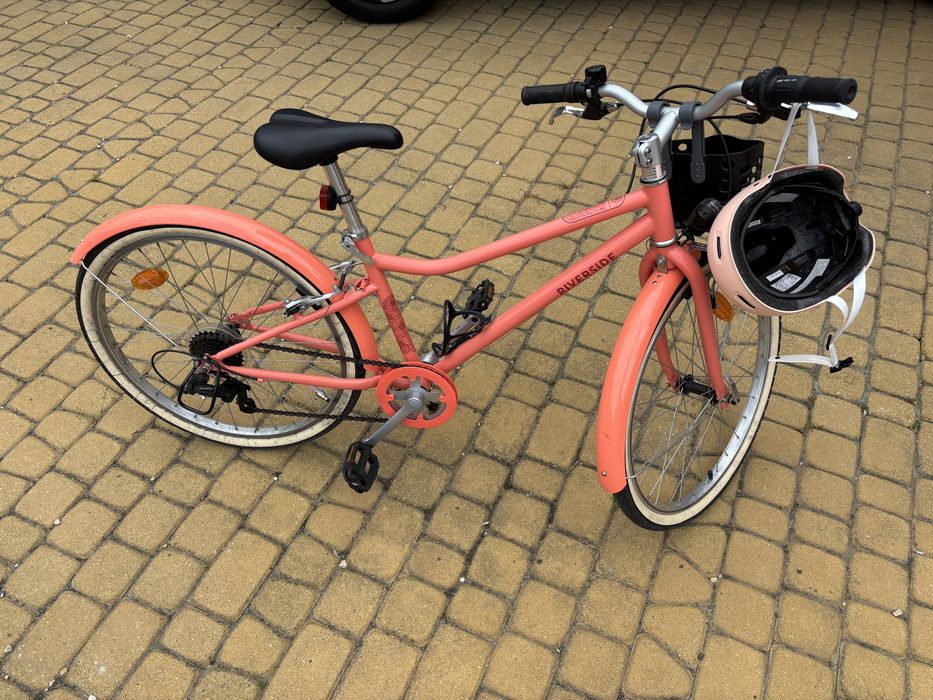 BTWIN Rower dziecięcy trekkingowy Riverside 500 24"