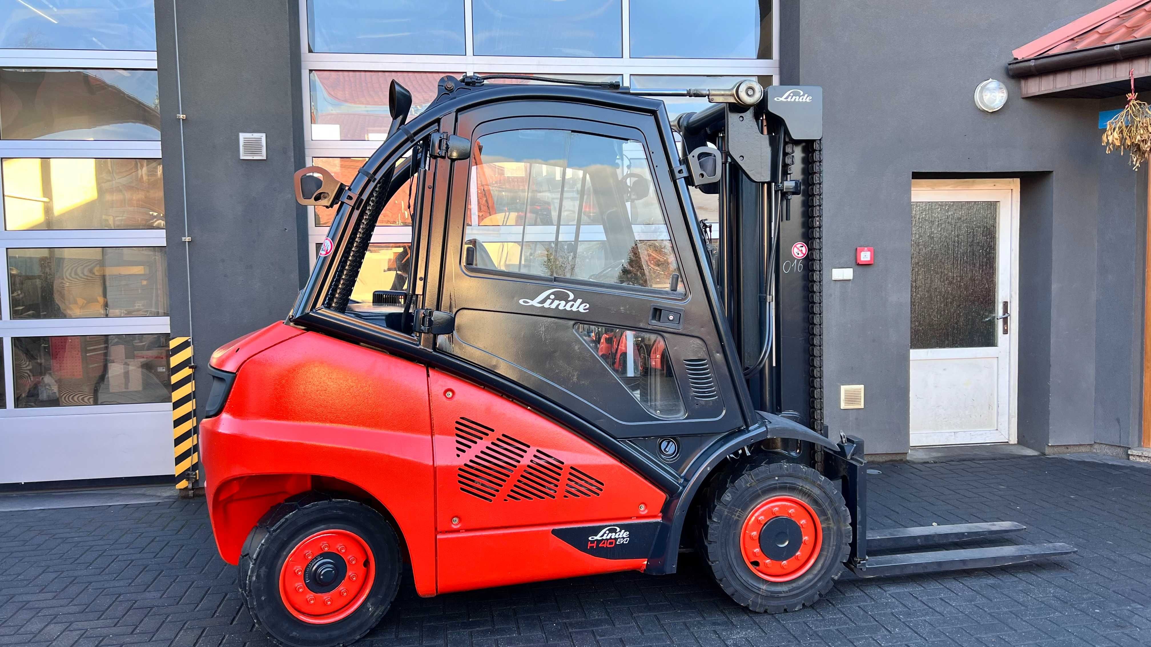 Wózek widłowy Linde H40D-02 2015 rok kabina 849