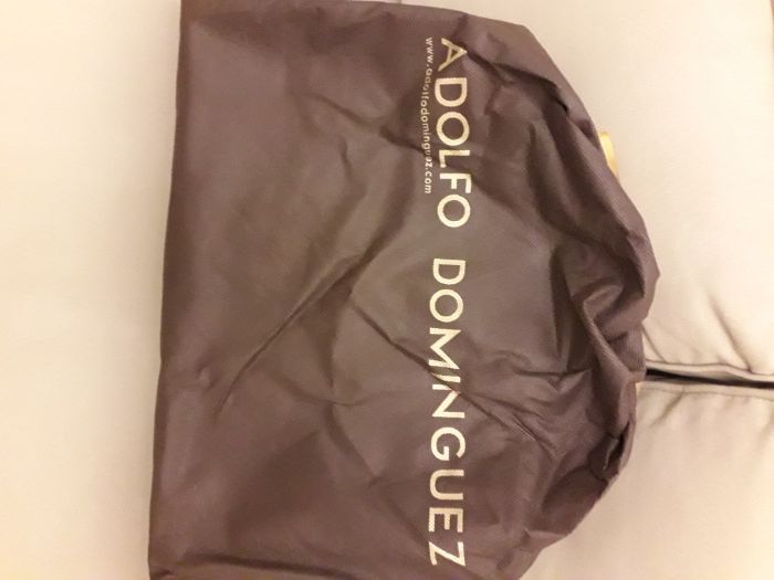 Mala/ Pasta Nova Adolfo Dominguez em pele genuína