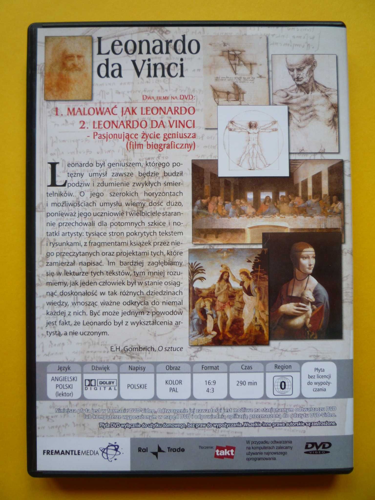 Leonardo da Vinci NOWY Film DVD Wielka Kolekcja Malarzy