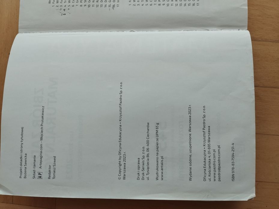 Zbiór zadań maturalnych matematyka poziom rozszerzony Pazdro