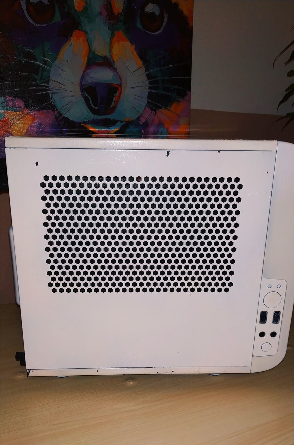 Корпус Thermaltake Core V1 white itx mini pc custom