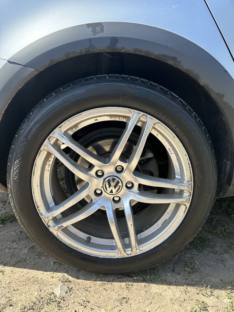 Диски Audi Vw r18 5 112 Резина Шини 225 50 Bridgestone