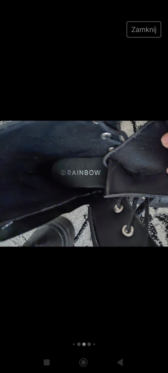 Buty damskie trapery zimowe