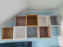 Zestaw 8 pólek IKEA EKET - z szynami!