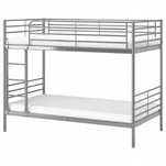 Łóżko piętrowe Ikea Svarta 90x200 idealne dla pracowników