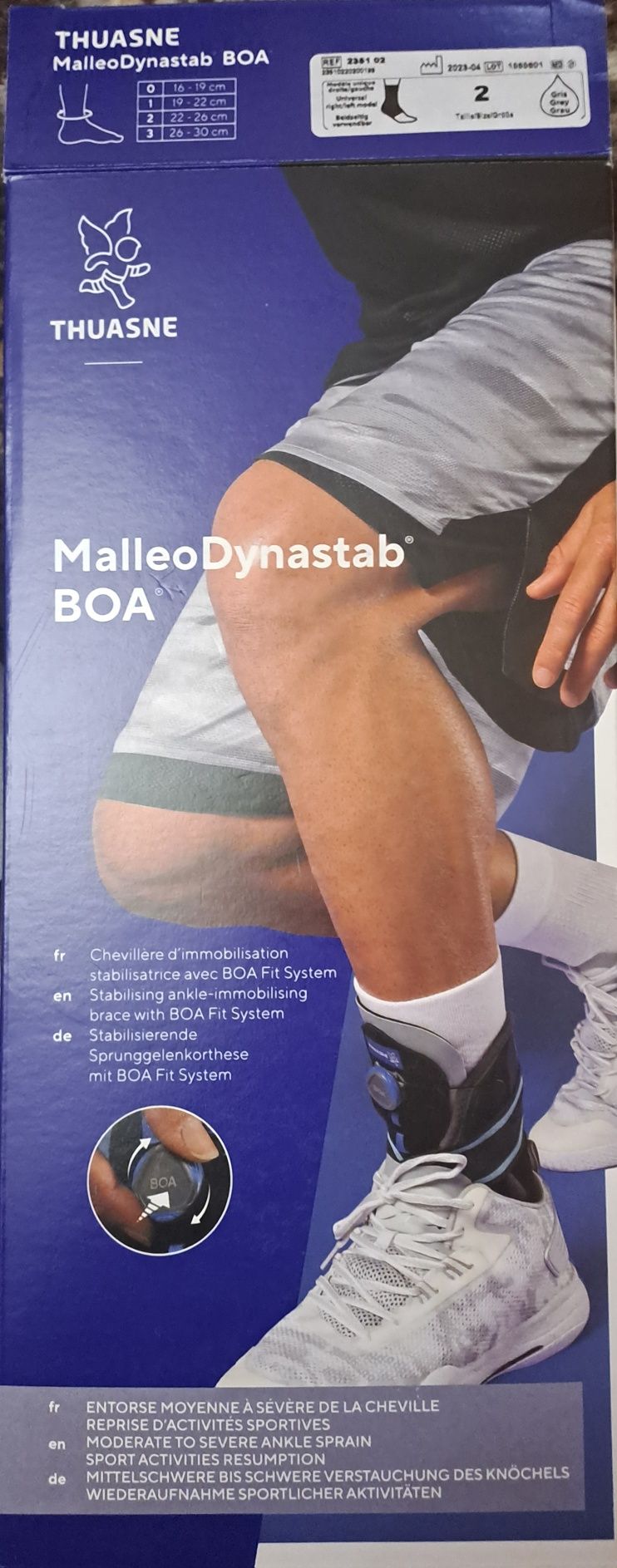 Ортез стабілізуючий гомілковостопний Thuasne Malleo Dynastab Boa 2351