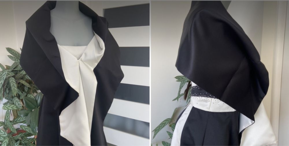 Piękna wieczorowa suknia DAVE & JOHNNY na studniówkę karnawał ślub