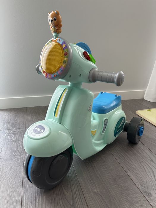 Mota/Vespa de Passeio 2 em 1 Azul VTECH