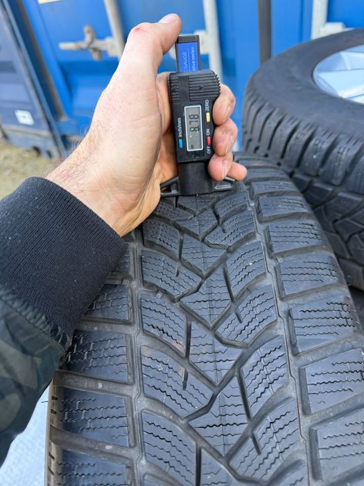 Koła Aluminiowe Skoda Audi 5x112 ET43 ZIMA 215/60R16 idealne 8,78 mm!