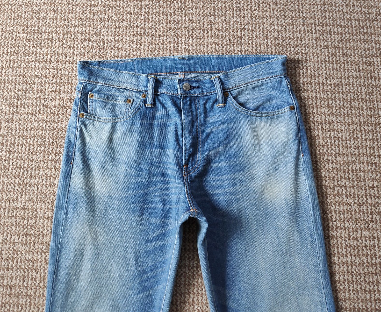 Levi's 511 джинсы slim fit оригинал W33 L34 голубые