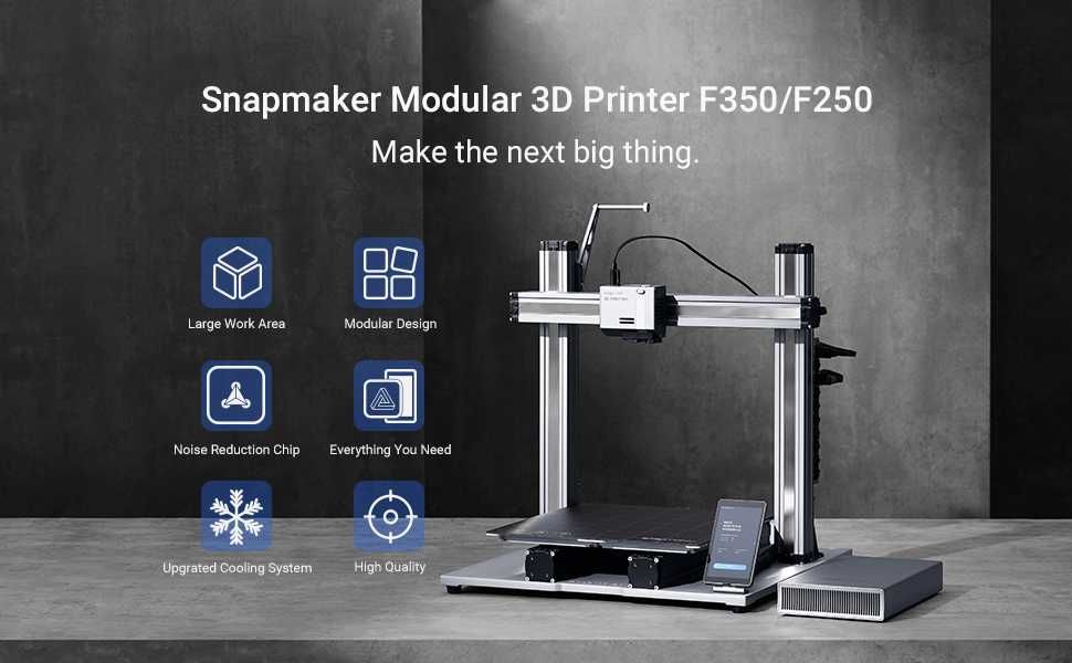 3D Принтер  snapmaker 250T 3-in-1 +Quick Swap Kit